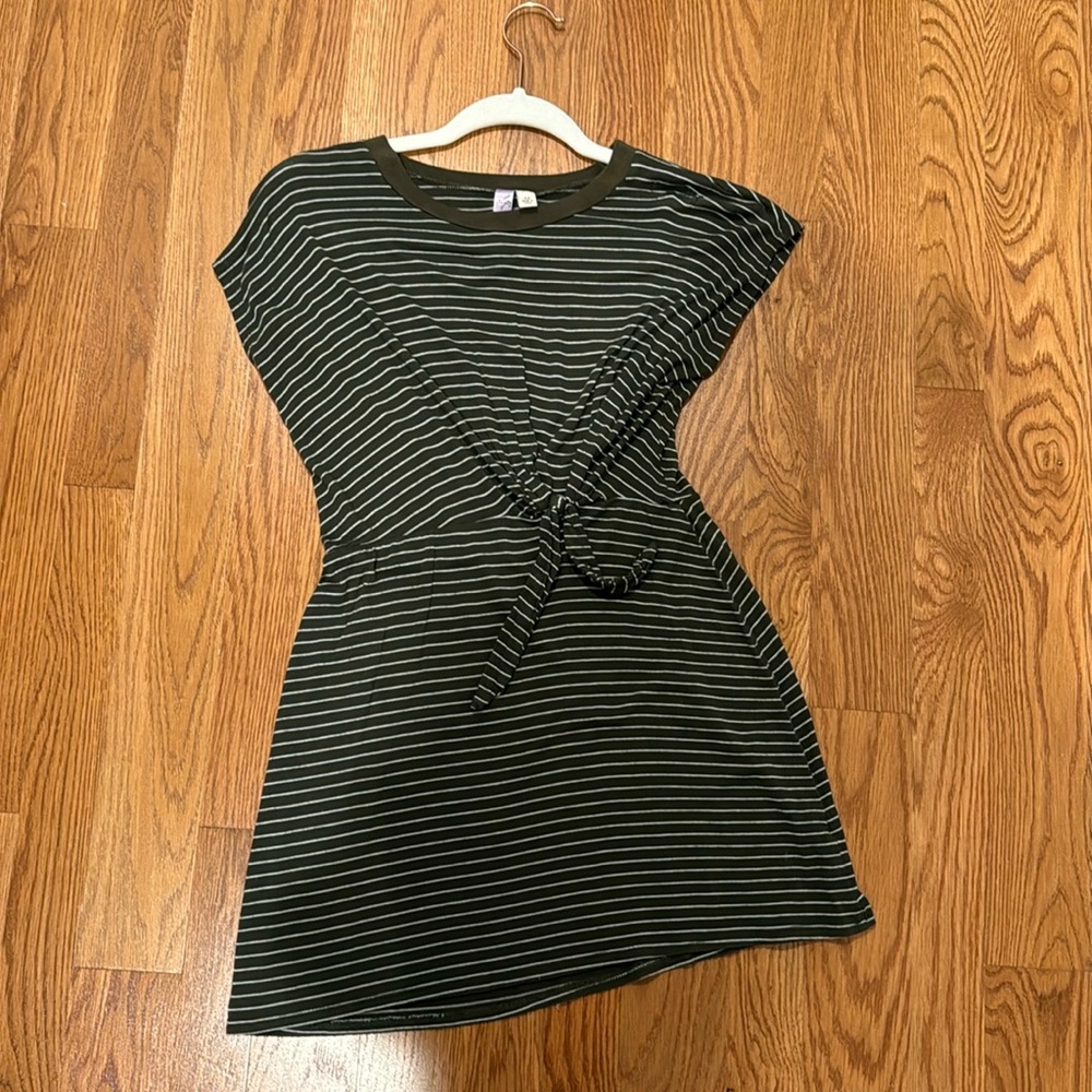 Women’s, Thrifted, Tie Up, Striped dress